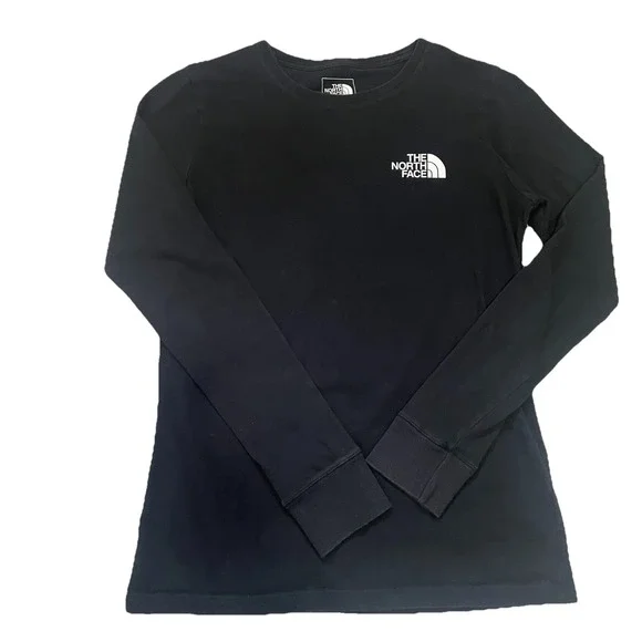 Women's The North Face Black Sierra Nevada Long Sleeve - Size Small S - Picture 2 of 8
